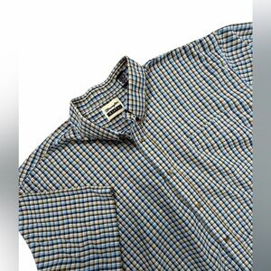Wrangler Riata Plaid Button Down Shirt Men’s 3X Short Sleeve